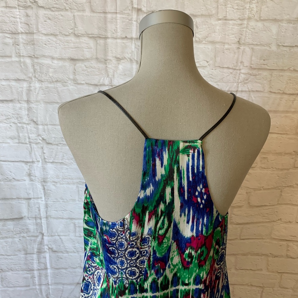 4/$30 🌿 F21 | Blue & Green Multicolour Tank Top - Picture 7 of 9